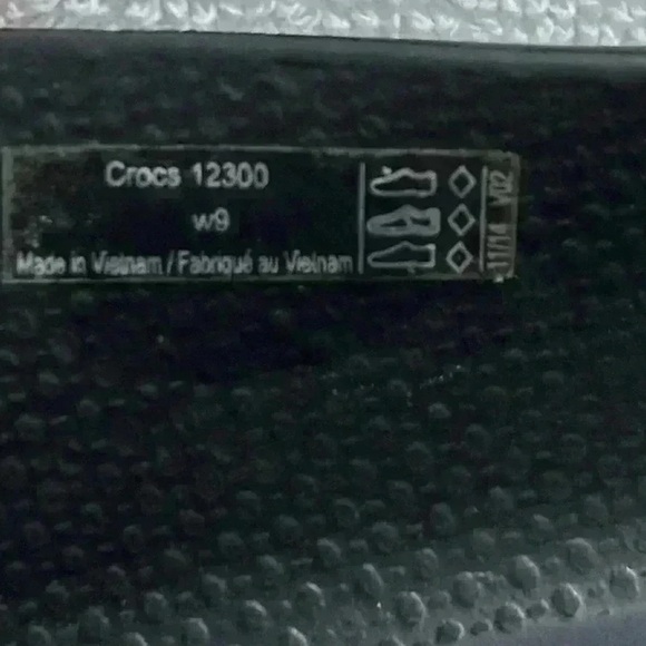 CROCS Womens Size 9 Black Cap Toe Ballet Flats Style 12300 Slip-On Casual Shoe - Picture 8 of 8